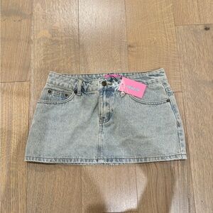 EDIKTED NEW Jean mini skirt